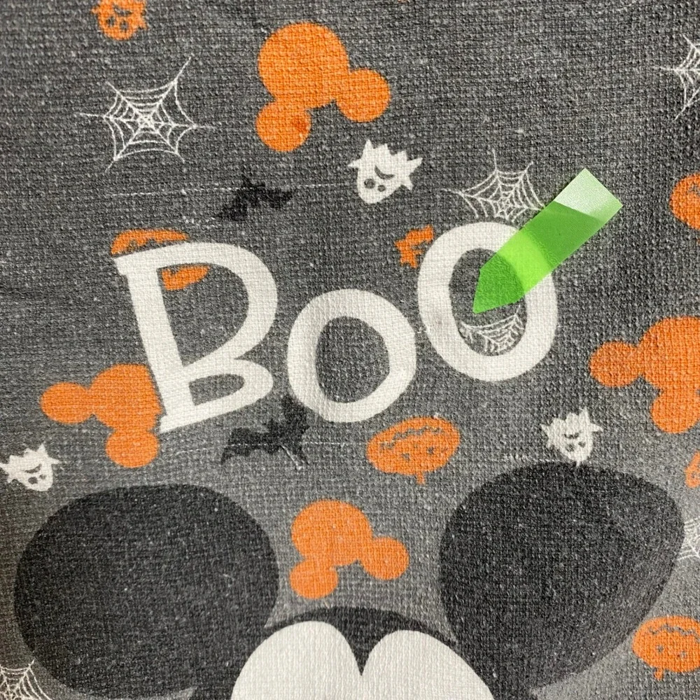 Disney Halloween Kitchen Towels 3-Piece Set‎ Mickey Mouse Skeleton Boo Ghosts